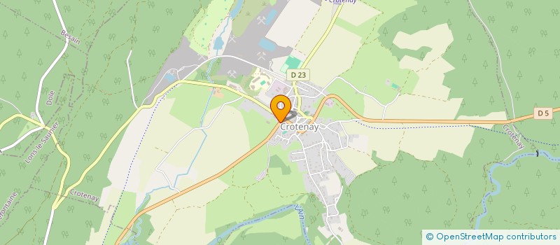 localisation de l'entreprise EXPLOITATION AGRICOLE A RESPONSABILITE LIMITEE SOUS LES CLOS  CROTENAY