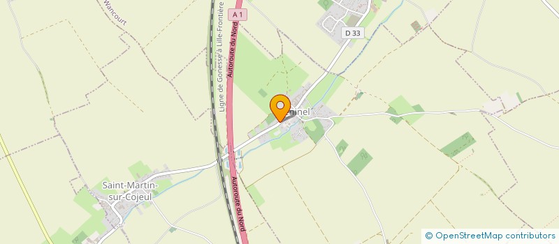 localisation de l'entreprise EXPLOITATION AGRICOLE A RESPONSABILITE LIMITEE ST DRUON ST GERMAIN  HENINEL