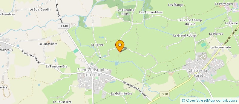 localisation de l'entreprise EXPLOITATION AGRICOLE A RESPONSABILITE LIMITEE TERRIER  BREE