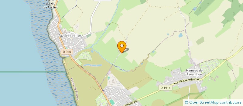 localisation de l'entreprise EXPLOITATION AGRICOLE A RESPONSABILITE LIMITEE TOURRET  AUDRESSELLES