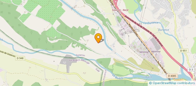localisation de l'entreprise EXPLOITATION AGRICOLE A RESPONSABILITE LIMITEE VALSOL à SISTERON