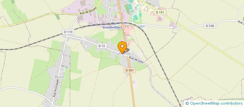 localisation de l'entreprise EXPLOITATION AGRICOLE A RESPONSABILITE LIMITEE VASSELIN  BEAUDEDUIT