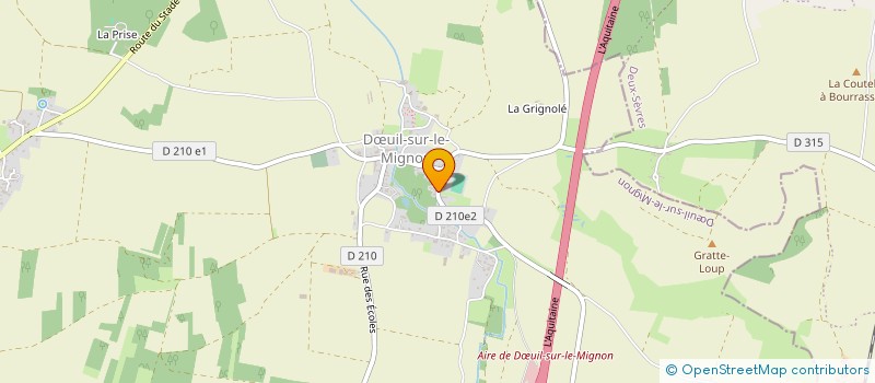 localisation de l'entreprise EXPLOITATION AGRICOLE A RESPONSABILITE LIMITEE VEAUX GIRARD  DUIL-SUR-LE-MIGNON