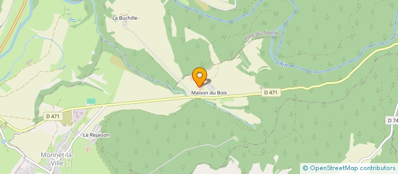 localisation de l'entreprise EXPLOITATION AGRICOLE A RESPONSABILITE LIMITEE VOLAILLES DE MAISON DU BOIS à MONNET-LA-VILLE