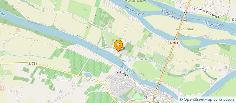 localisation de l'entreprise EXPLOITATION AGRICOLE A RESPONSABILITE RIVES DU LAYON à CHAUDEFONDS-SUR-LAYON