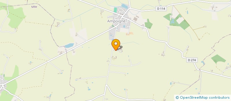 localisation de l'entreprise EXPLOITATION AGRICOLE A RESPOSABILITE LIMITEE BUCHOT à PREE-D'ANJOU