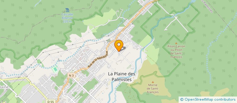 localisation de l'entreprise EXPLOITATION AGRICOLE DE LA PLAINE à LA PLAINE-DES-PALMISTES