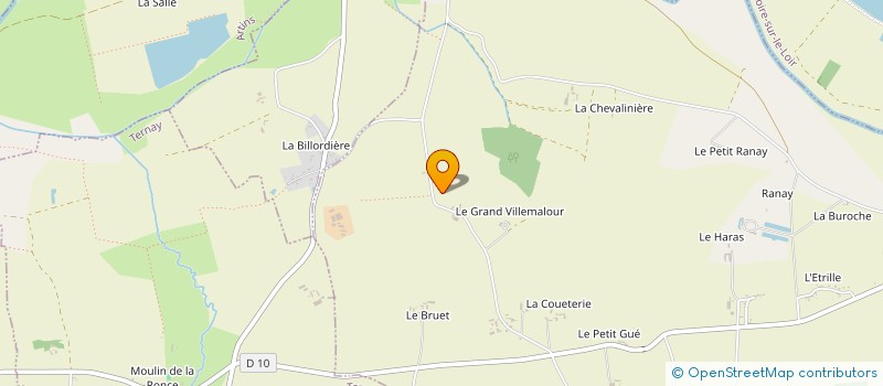 localisation de l'entreprise EXPLOITATION AGRICOLE DE VILLEMALOUR  SAINT-MARTIN-DES-BOIS