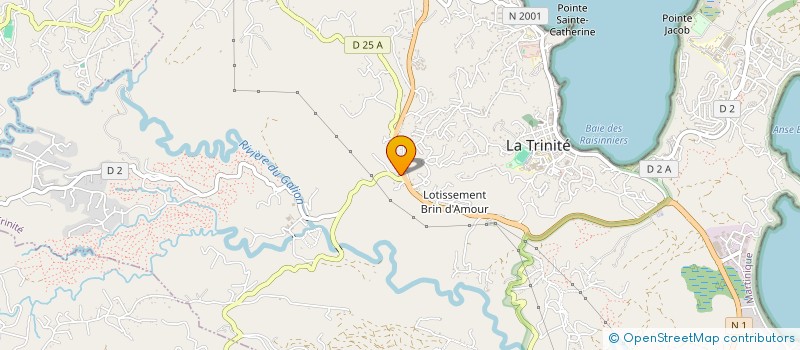localisation de l'entreprise EXPLOITATION AGRICOLE KAMY à LA TRINITE
