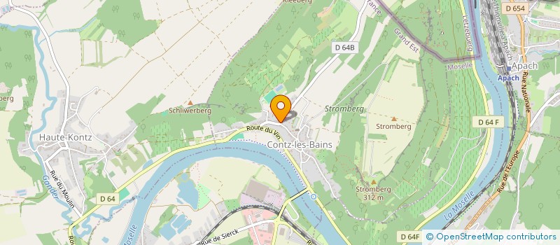 localisation de l'entreprise EXPLOITATION AGRICOLE UNIPERSONNELLE A RESPONSABILITE LIMITE DU HAMEAU DES QUATRE VENTS  MONTENACH