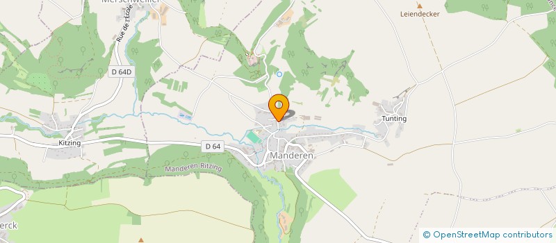 localisation de l'entreprise EXPLOITATION AGRICOLE UNIPERSONNELLE A RESPONSABILITE LIMITEE DE LA FRONTIERE  MANDEREN-RITZING