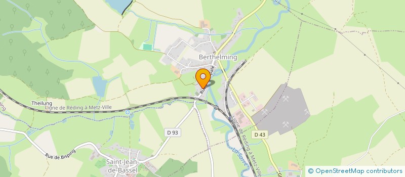 localisation de l'entreprise EXPLOITATION AGRICOLE UNIPERSONNELLE A RESPONSABILITE LIMITEE DE LA VALLEE VERTE à BERTHELMING