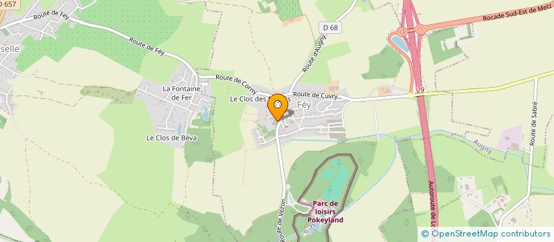 localisation de l'entreprise EXPLOITATION AGRICOLE UNIPERSONNELLE A RESPONSABILITE LIMITEE DUMONT à FEY