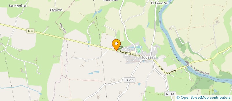 localisation de l'entreprise EXPLOITATION AGRIGOLE A RESPONSABILITE LIMITE DU BOIS à LA ROCHE-NEUVILLE