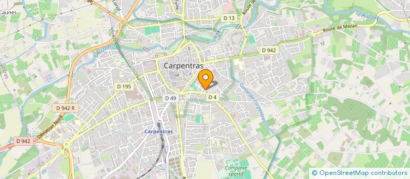 localisation de l'entreprise EXPLOITATION AGROMAX  CARPENTRAS