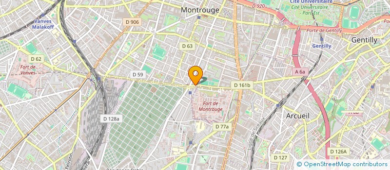 localisation de l'entreprise EXPLOITATION AUTOMOBILES DE MONTROUGE à MONTROUGE