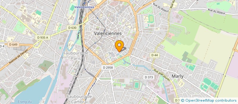 localisation de l'entreprise EXPLOITATION CARRIERE DU NORD à VALENCIENNES