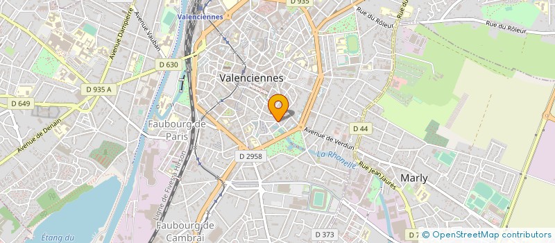 localisation de l'entreprise EXPLOITATION CARRIERE NORD à VALENCIENNES