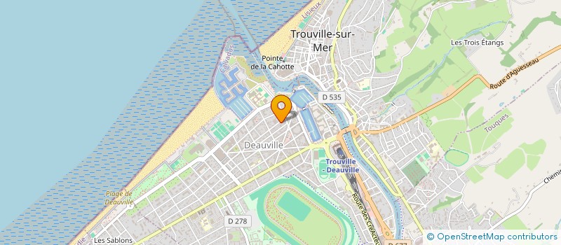 localisation de l'entreprise EXPLOITATION CINEMATOGRAPHIQUE DE DEAUVILLE à DEAUVILLE