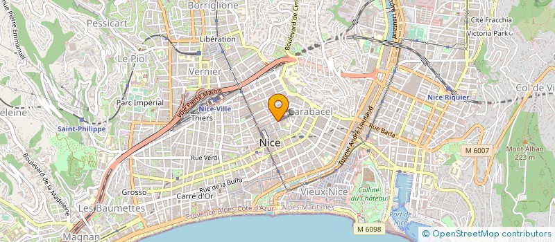 localisation de l'entreprise EXPLOITATION CLES AZUR à NICE