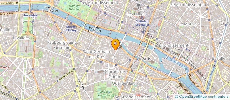 localisation de l'entreprise EXPLOITATION COMMERCE LIBRE EDITION VENT à PARIS