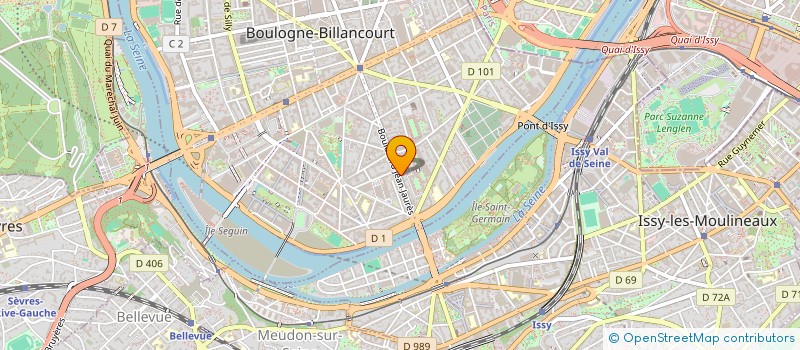 localisation de l'entreprise EXPLOITATION DE LAVERIES AUTOMATIQUES à BOULOGNE-BILLANCOURT