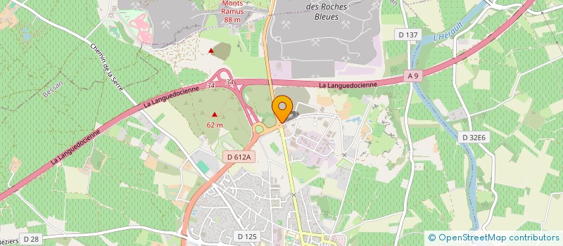 localisation de l'entreprise EXPLOITATION DES ETABLISSEMENTS MONNIER à BESSAN