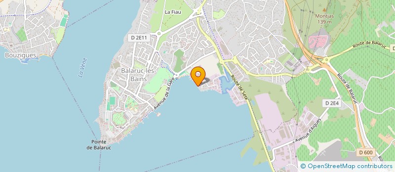 localisation de l'entreprise EXPLOITATION DES ETS CARRIERE à BALARUC-LES-BAINS