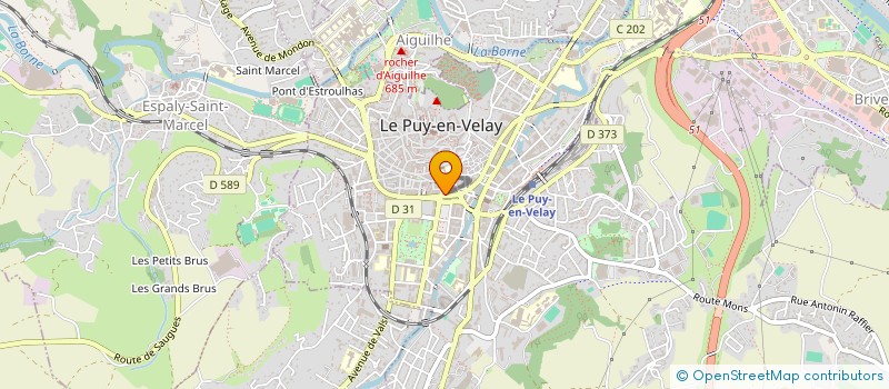 localisation de l'entreprise EXPLOITATION DES ETS MOULIN à LE PUY-EN-VELAY