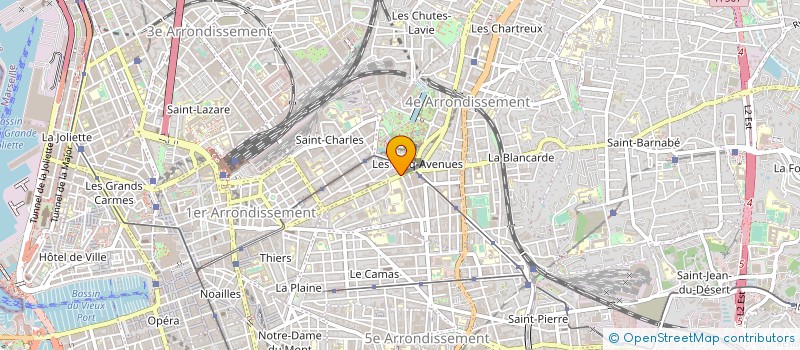 localisation de l'entreprise EXPLOITATION DES GALERIES PROVENCALES  MARSEILLE