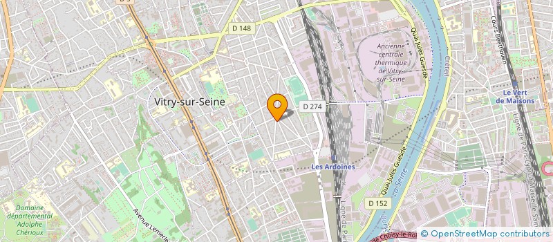 localisation de l'entreprise EXPLOITATION DISTRIBUTION AUTOM MICELLI à VITRY-SUR-SEINE