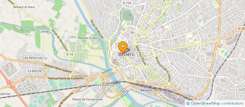 localisation de l'entreprise EXPLOITATION DU DOMAINE DE L'ESPITALET DES ANGES à CAPESTANG