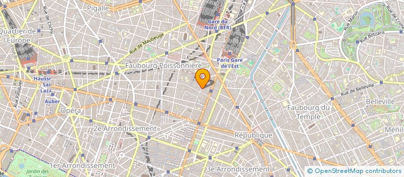 localisation de l'entreprise EXPLOITATION DU GARAGE ST DENI à PARIS