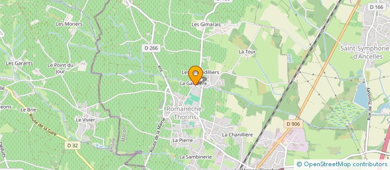 localisation de l'entreprise EXPLOITATION DUFOUR-COMBIER à ROMANECHE-THORINS