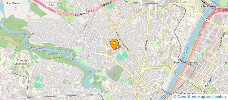 localisation de l'entreprise EXPLOITATION EN COMMUN CHOISNET à ANGERS