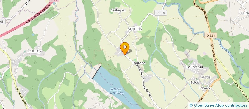 localisation de l'entreprise EXPLOITATION ETS LEQUERTIER  NAVAILLES-ANGOS