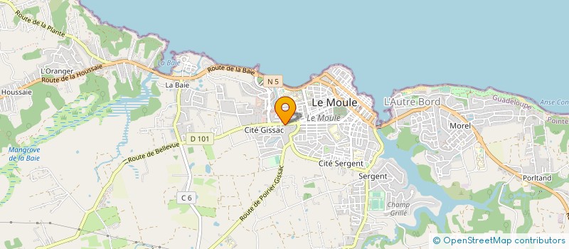 localisation de l'entreprise EXPLOITATION FAMILIALE SEQUOIA IMMO à LE MOULE