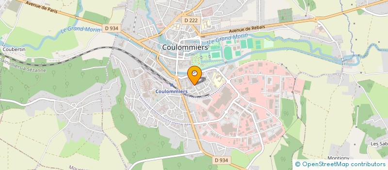 localisation de l'entreprise EXPLOITATION FORESTIERE à COULOMMIERS
