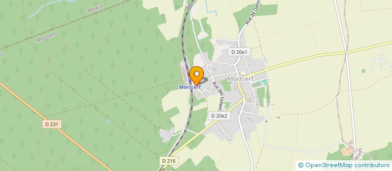 localisation de l'entreprise EXPLOITATION FORESTIERE - BOIS DE CRECY  MORTCERF