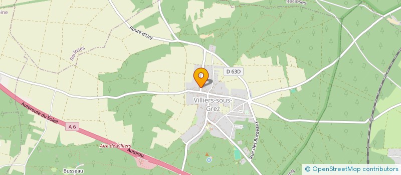 localisation de l'entreprise EXPLOITATION FORESTIERE CERAUDO à VILLIERS-SOUS-GREZ