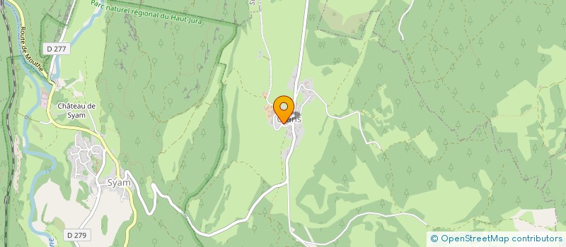 localisation de l'entreprise EXPLOITATION FORESTIERE COMBETTE  CRANS