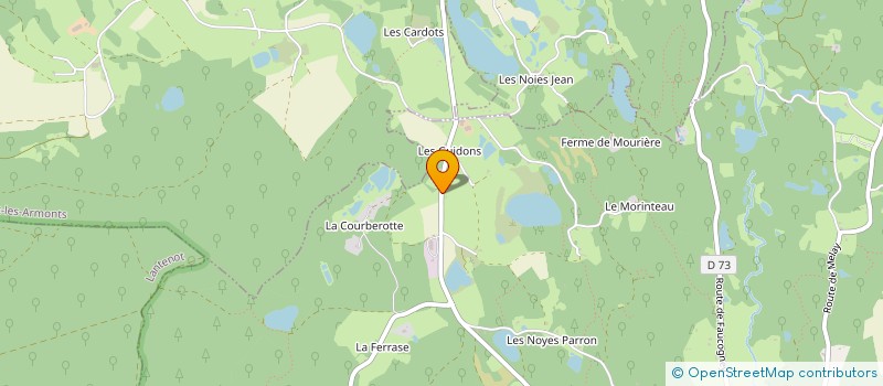 localisation de l'entreprise EXPLOITATION FORESTIERE DEMESY  MELISEY