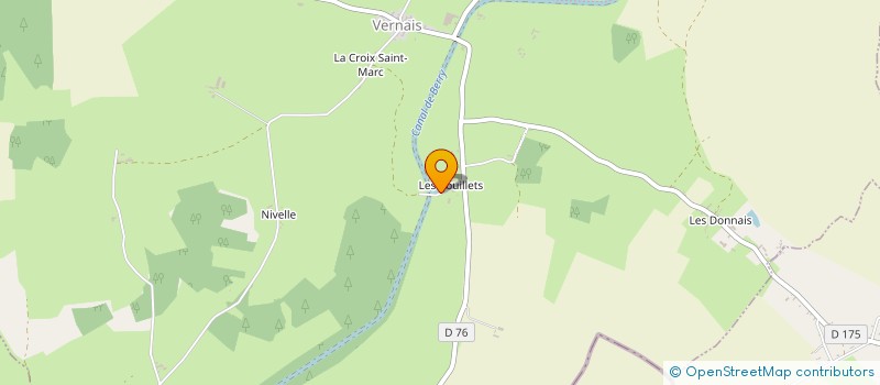 localisation de l'entreprise EXPLOITATION  FORESTIERE DU BOISCHAUT  CHARENTON-DU-CHER