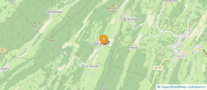 localisation de l'entreprise EXPLOITATION FORESTIERE DU REVERMONT à VAL-SONNETTE
