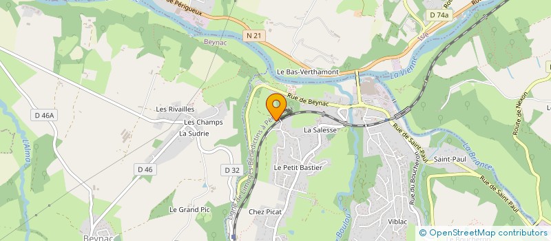 localisation de l'entreprise EXPLOITATION FORESTIERE DU TOURNEFEUILLE à BOSMIE-L'AIGUILLE