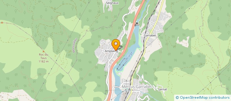 localisation de l'entreprise EXPLOITATION FORESTIERE GEORGES ALVES ET FILS à MERCUS-GARRABET