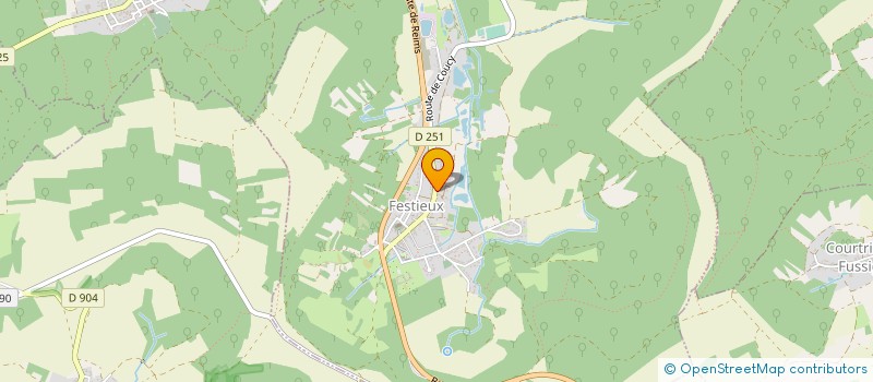 localisation de l'entreprise EXPLOITATION FORESTIERE LAONNOISE à PARFONDRU