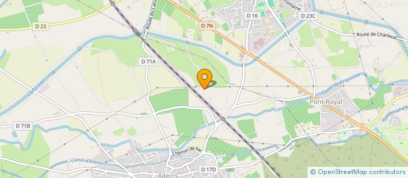 localisation de l'entreprise EXPLOITATION FORESTIERE LE BOUSCATIER & FILS  ALLEINS