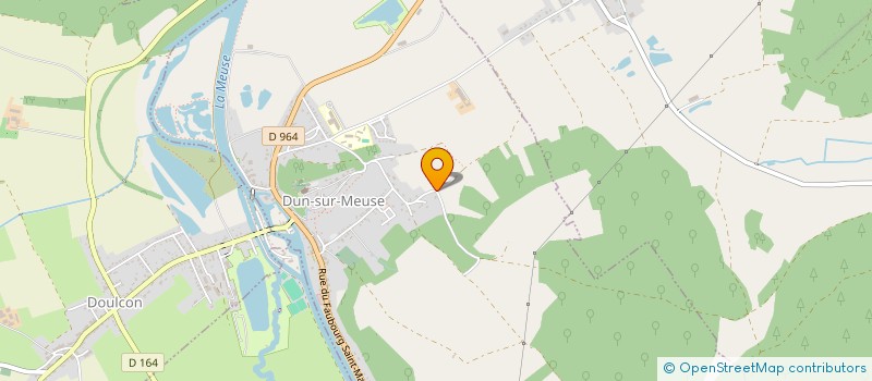 localisation de l'entreprise EXPLOITATION FORESTIERE LES SICOS à DUN-SUR-MEUSE