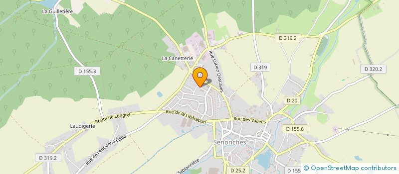 localisation de l'entreprise EXPLOITATION FORESTIERE LOPEZ à SENONCHES